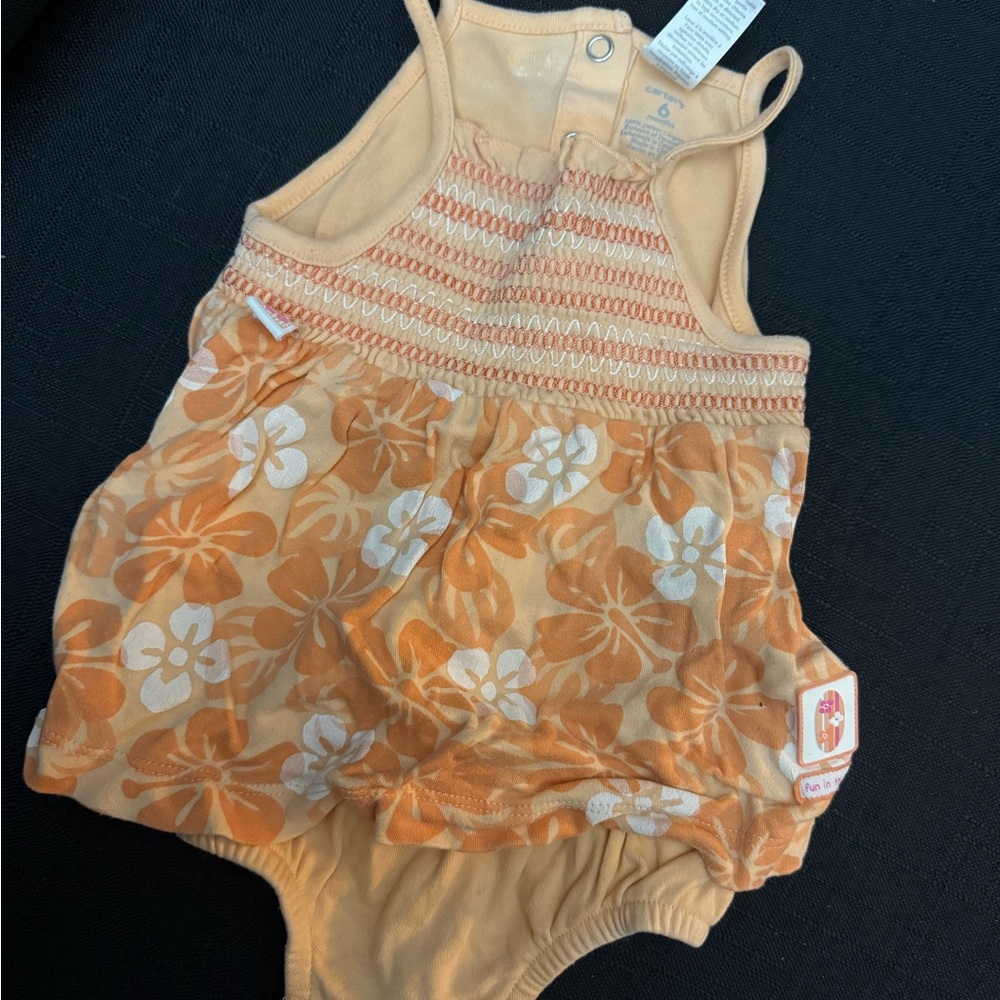 Carter's Soft Cream Baby Bodysuit